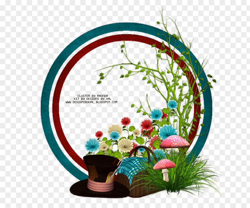 Alice In Wonderland Flower Floral Design July Email PNG