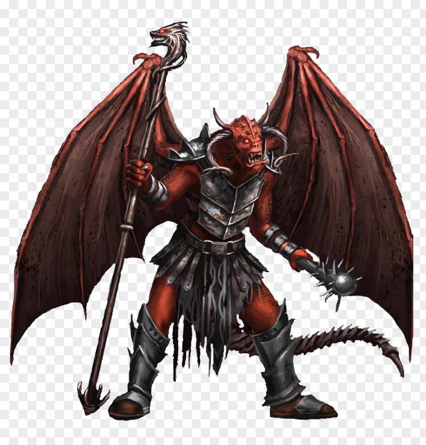 Demon Cloak Warlord Figurine PNG