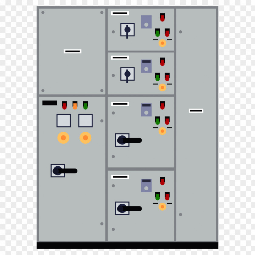 Electrical Panel Control Touchscreen Switches Programmable Logic Controllers PNG