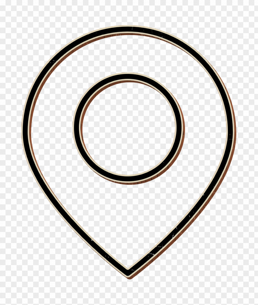 Jewellery Body Map Pin Icon PNG