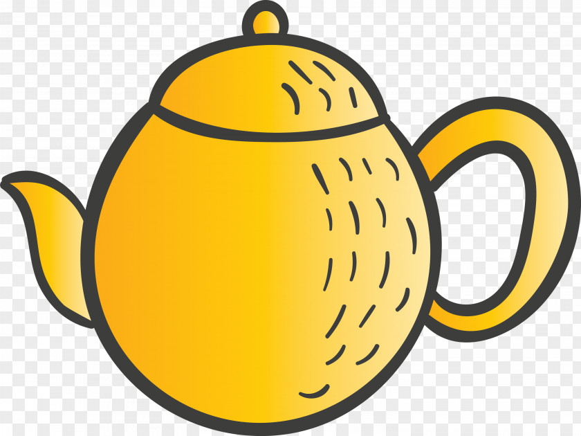 Teapot Kettle Tennessee Yellow Smiley PNG