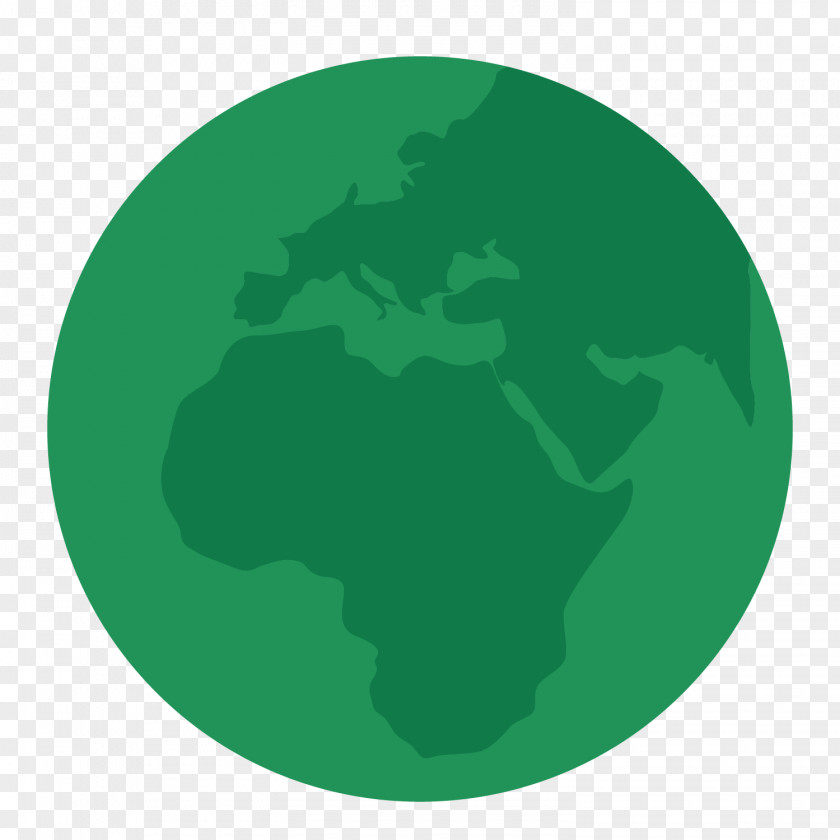 Vector Green Earth Decoration Globe Circle Font PNG