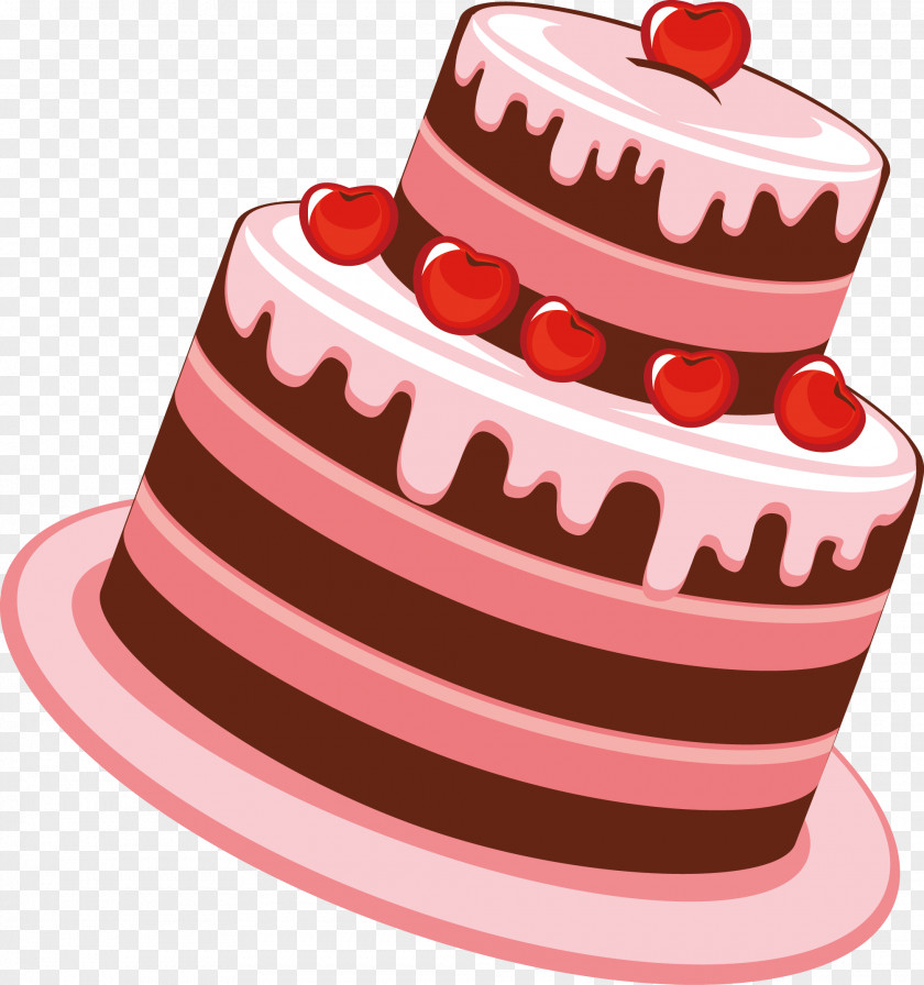 Cake Vector Birthday Tea Cartoon PNG