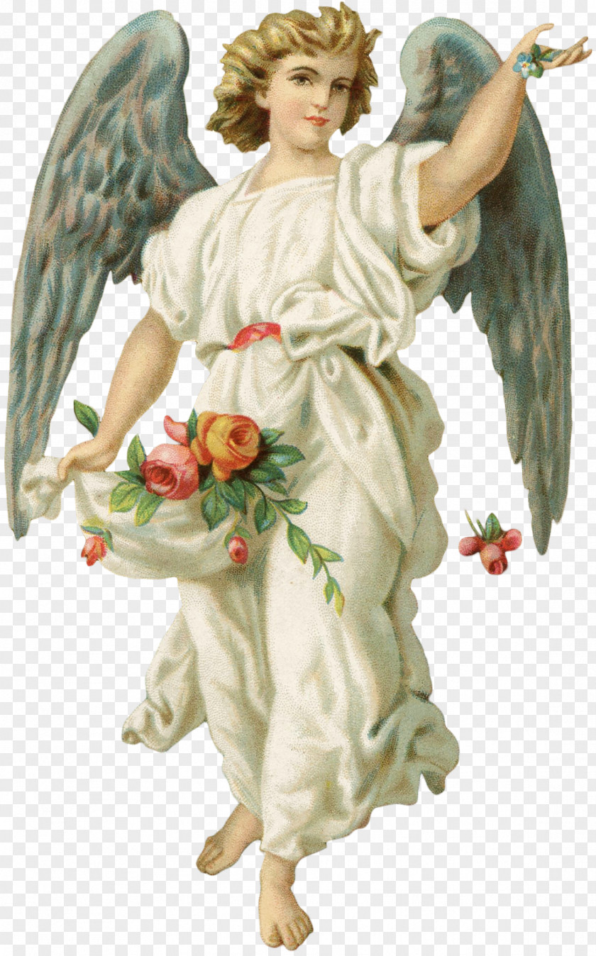 Flower Fairy Figurine Angel M PNG