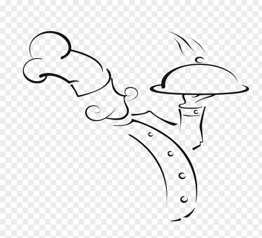 Line Chef Drawing Shutterstock PNG