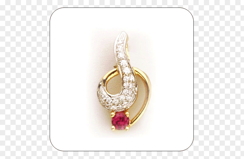 Ruby Earring Body Jewellery Charms & Pendants PNG