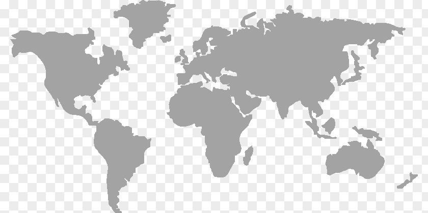World Map Globe United States PNG