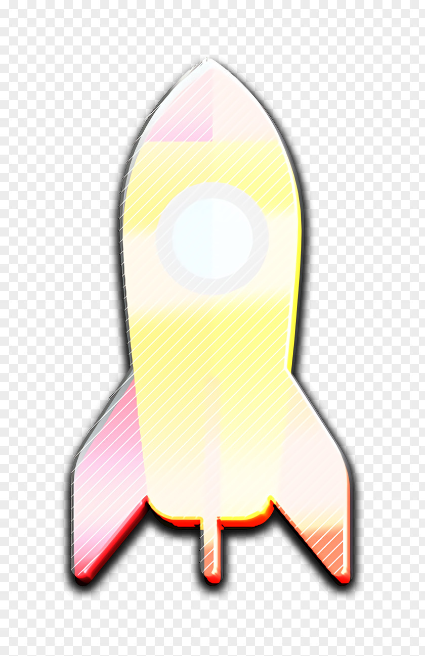 Yellow Color Startups And New Business Icon Rocket PNG