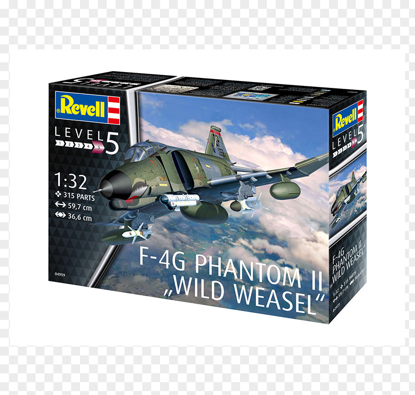 Aircraft McDonnell Douglas F-4 Phantom II Heinkel He 219 1:32 Scale Wild Weasel PNG