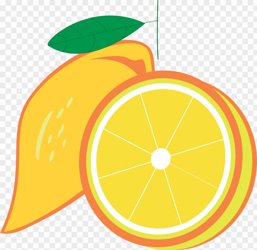 Cartoon Lemon Drawing Fruit PNG