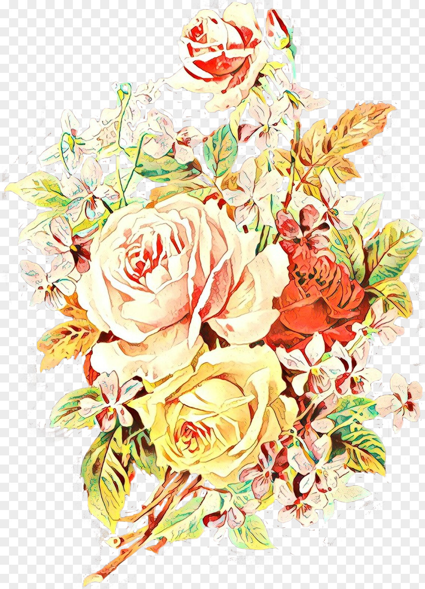 Floral Design Flower Bouquet Rose Vintage Clothing PNG