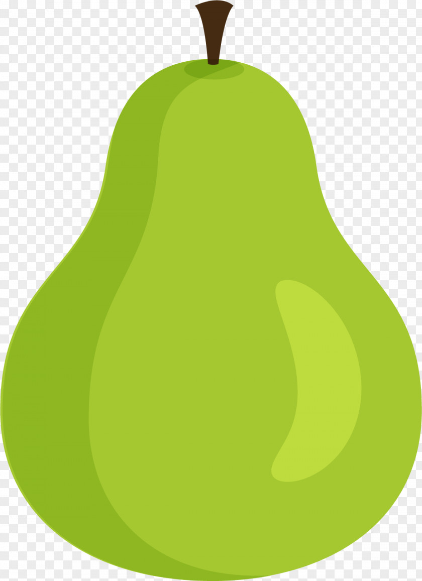 Green Cartoon Pear Download PNG