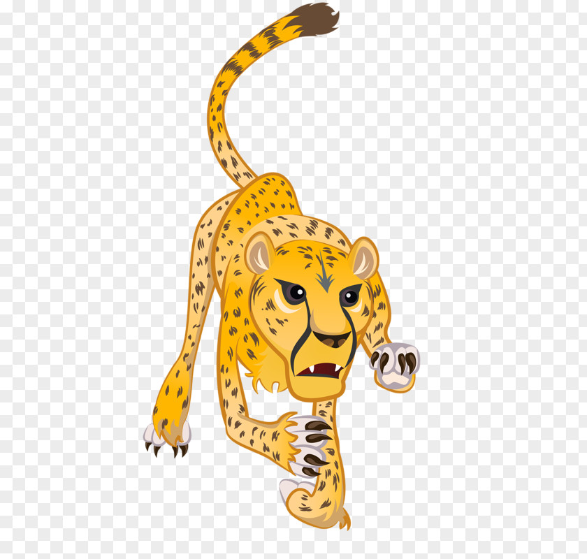 Leopard Indian Cartoon PNG