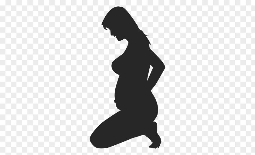 Pregnancy Silhouette Woman Quickening PNG