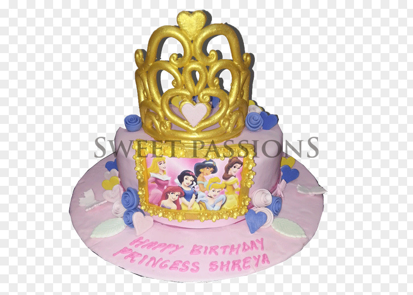 Cinderella Birthday Cake Sheet Sugar Tiana PNG