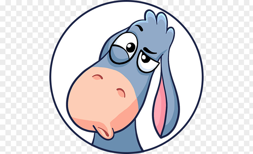 Donkey Drawing Clip Art Snout Sticker VKontakte Eye PNG