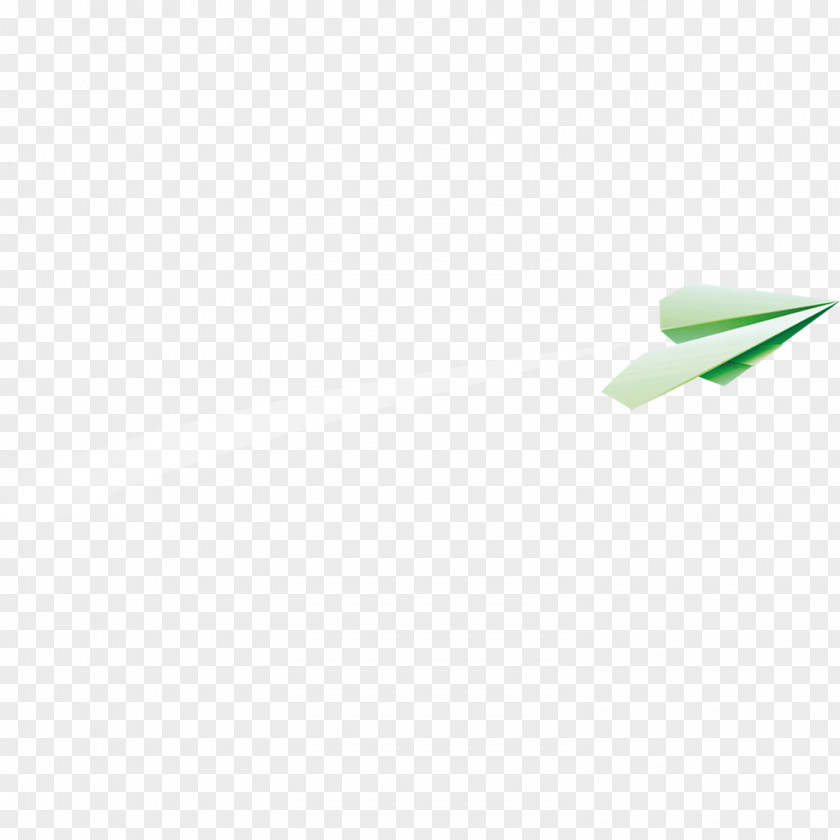 Green Paper Airplane Angle Pattern PNG