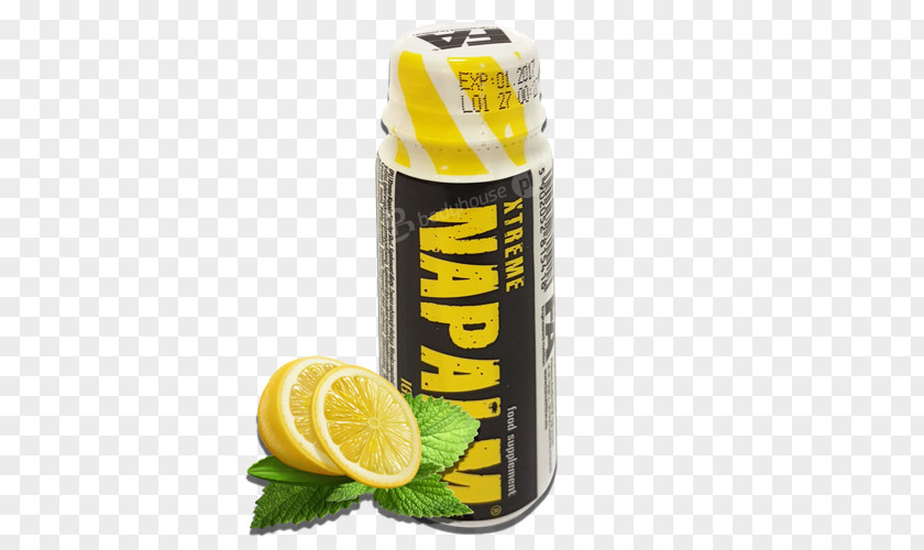 Lemon Mint Napalm Shooter Orange Drink Dietary Supplement Nutrition PNG