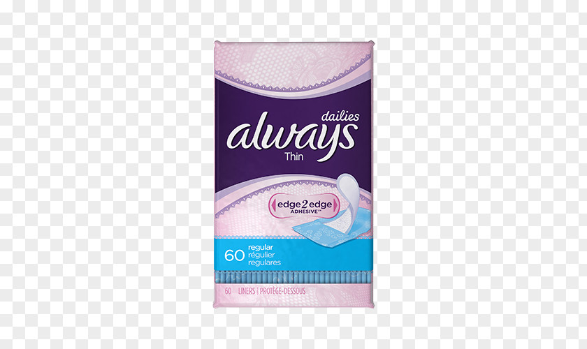 Light Arrow Always Pantyliner Tampax Tampon Carefree PNG