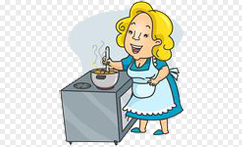 Cooking Mother Stock Clip Art PNG