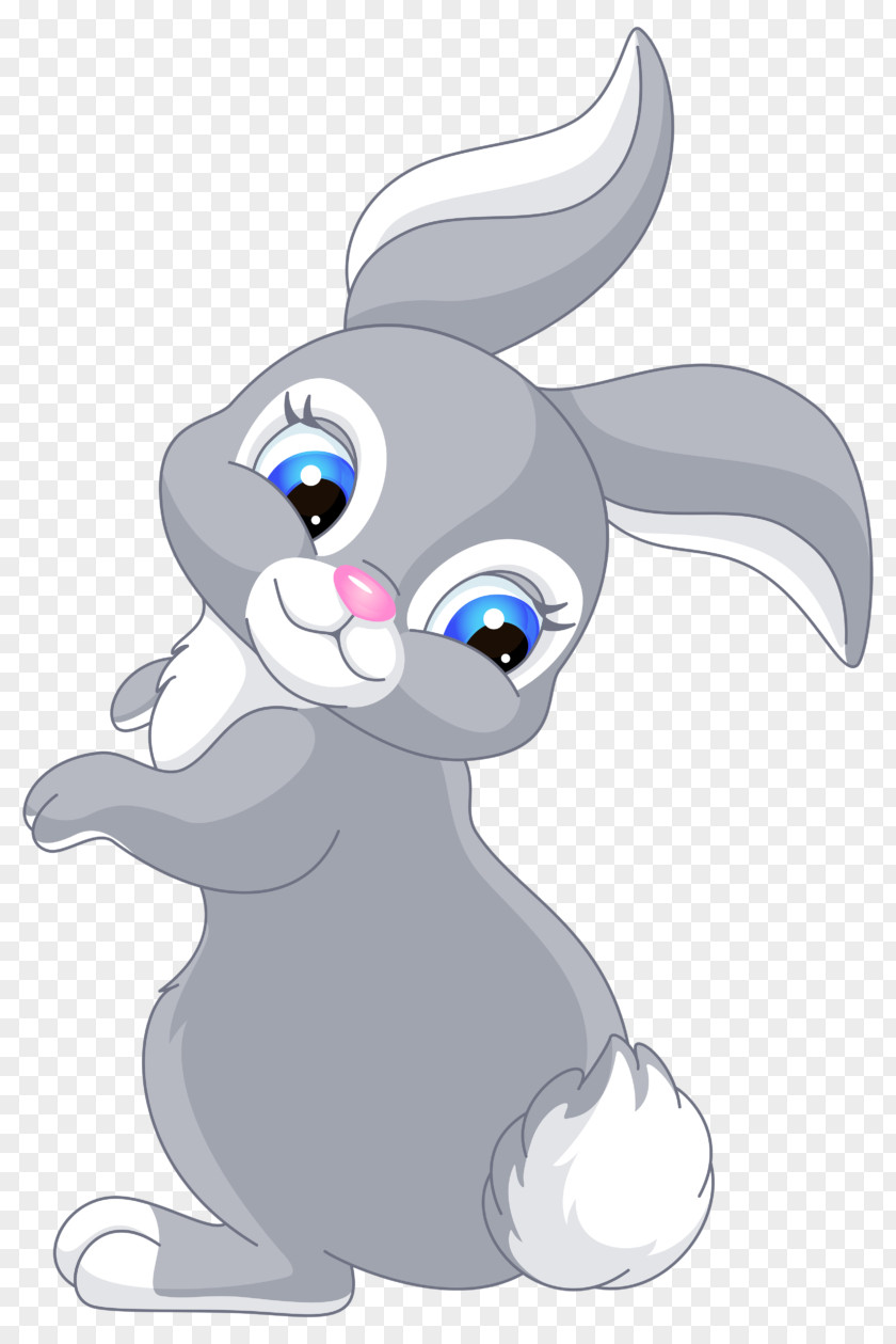 Easter Bunny Rabbit Hare Cartoon Clip Art PNG