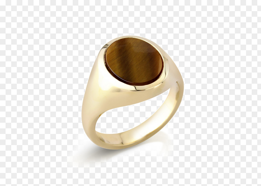 Ring Tiger's Eye Jewellery Signet Gold PNG