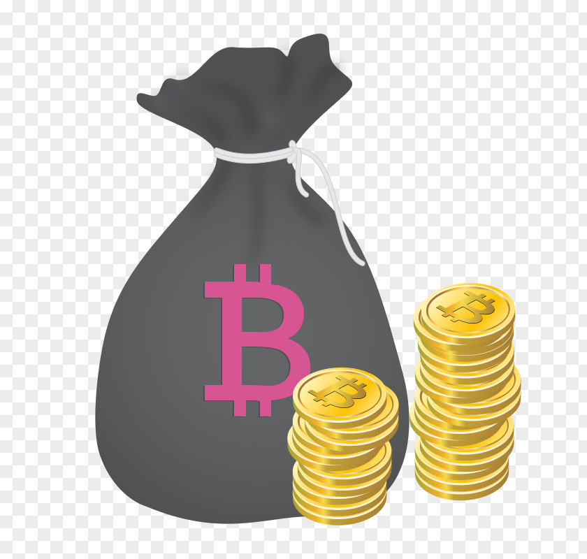 Money Bag Bitcoin Cryptocurrency Ethereum Blockchain PNG