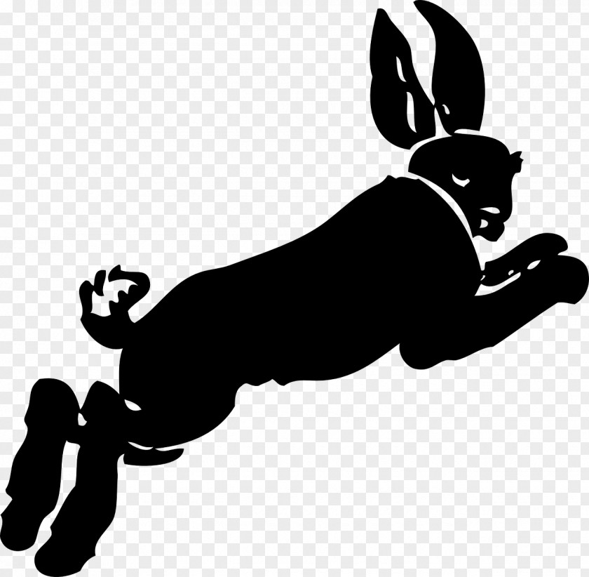 Rabbit Hare Easter Bunny Show Jumping Clip Art PNG