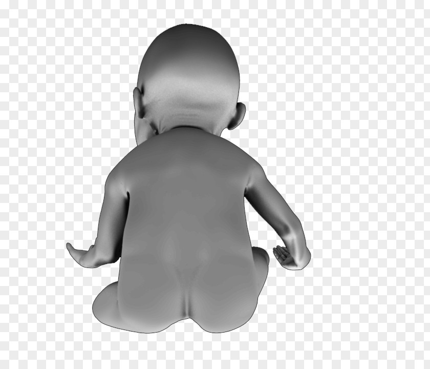 Child Infant STL Sitting CGTrader 3D Computer Graphics PNG