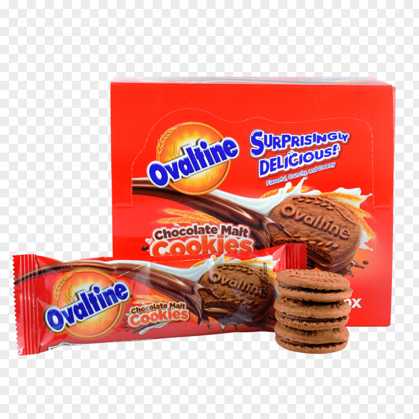 Chocolate Ovaltine Malted Milk Wafer Biscuits PNG