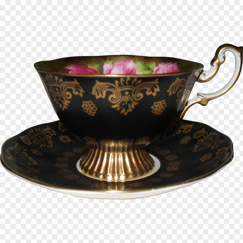 Cup Saucer Tableware Porcelain Teacup Bone China PNG