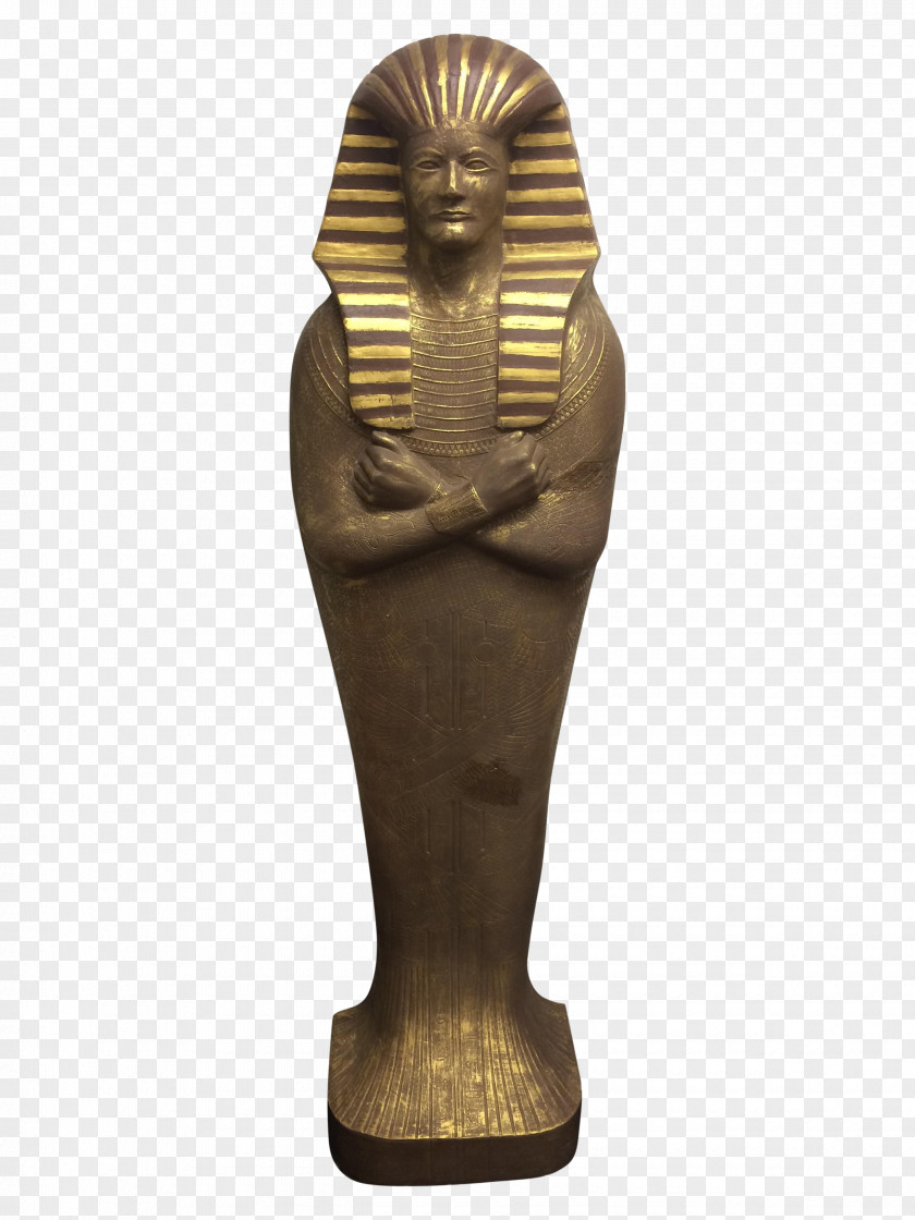 Egyptian Classical Sculpture Statue Figurine Bronze PNG