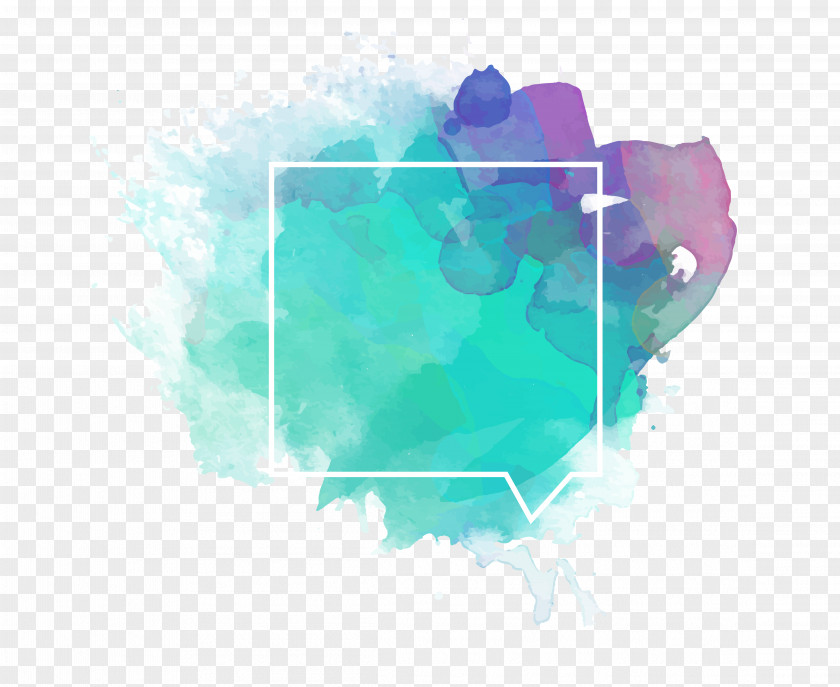 Gradient Color Ink Stained Back To The Box Picture Computer File PNG