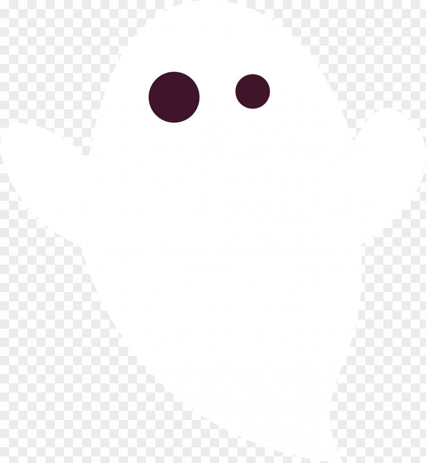 Logo Magenta Halloween Ghost PNG