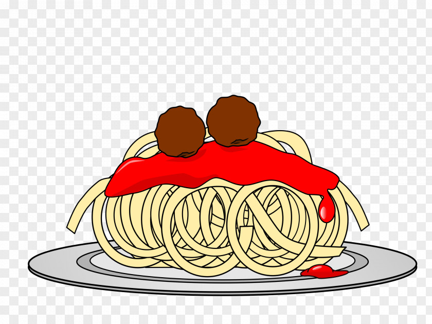 Spaghetti With Meatballs Submarine Sandwich Pasta Clip Art PNG
