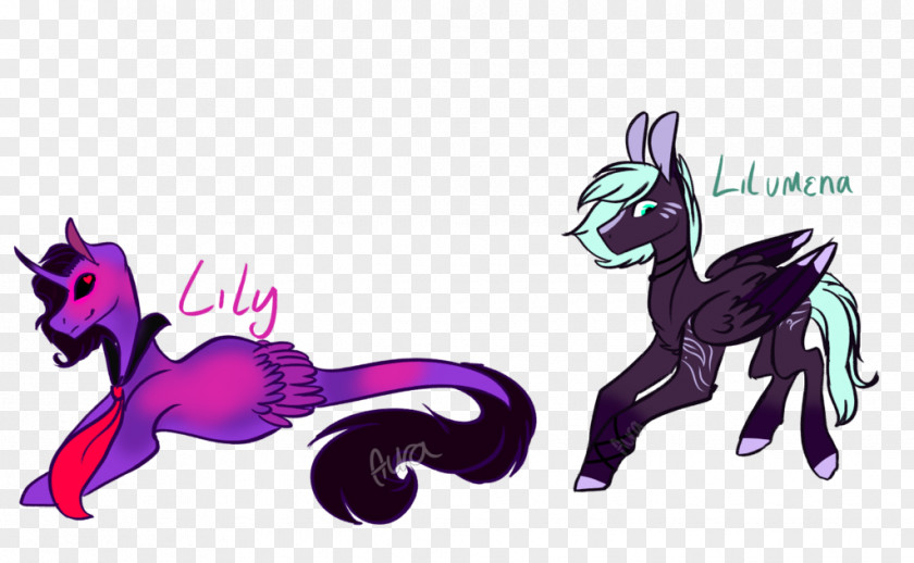 Aura Lily Horse Illustration Legendary Creature Cartoon Animal PNG