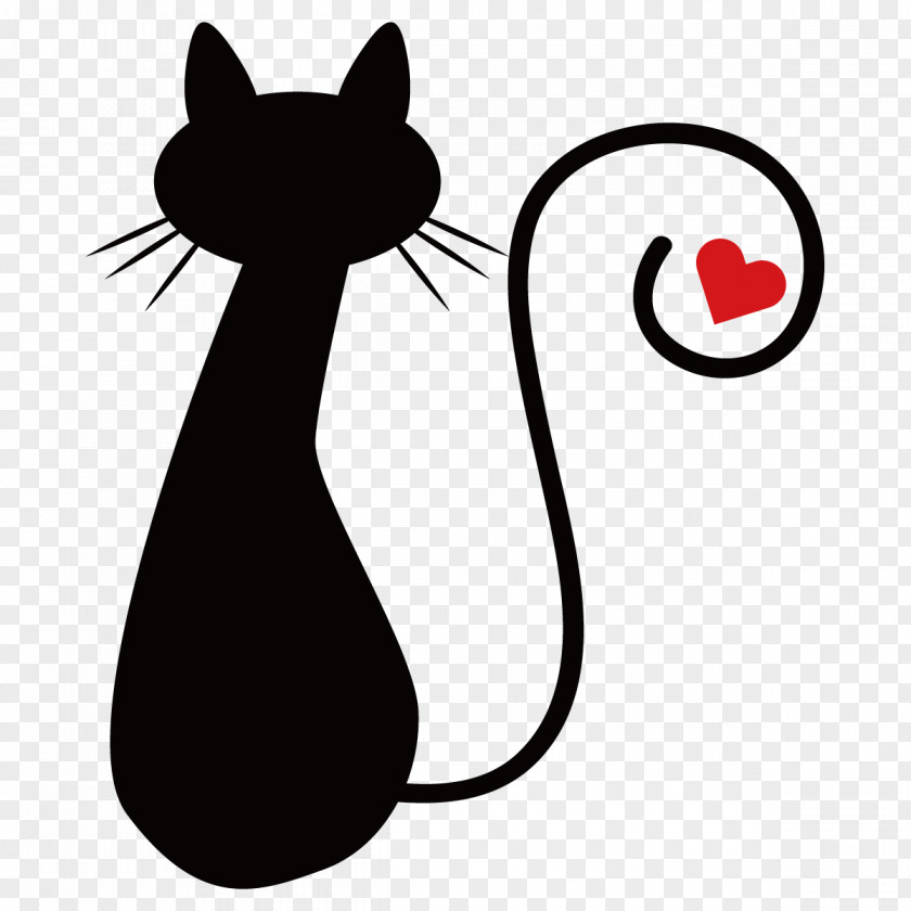 Feline Cat Stencil Drawing Illustration Image PNG