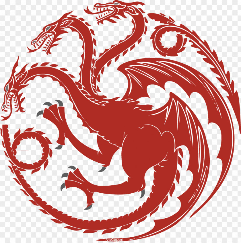 Game Of Thrones Daenerys Targaryen House Film Fire And Blood Decal PNG