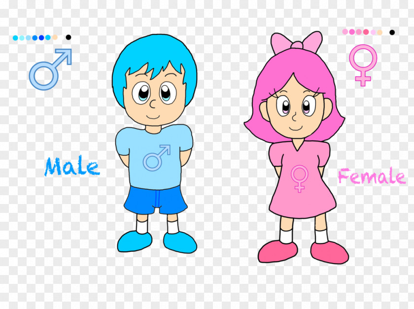 Male And Female Drawing Character Gender PNG