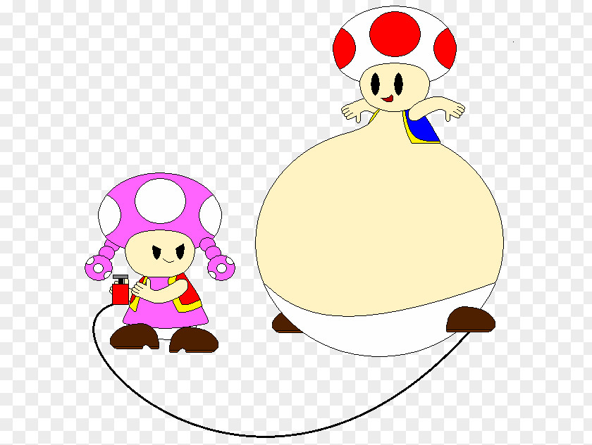 Mario Toad Bowser Princess Peach Inflation PNG