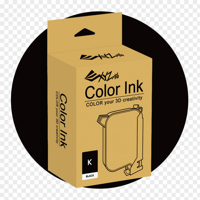 Printer Ink Cartridge Color 3D Printing PNG