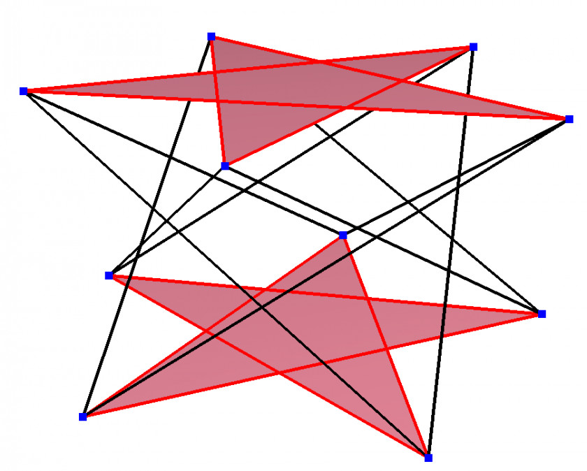 Triangle Skew Polygon Pentagrammic Crossed-antiprism PNG