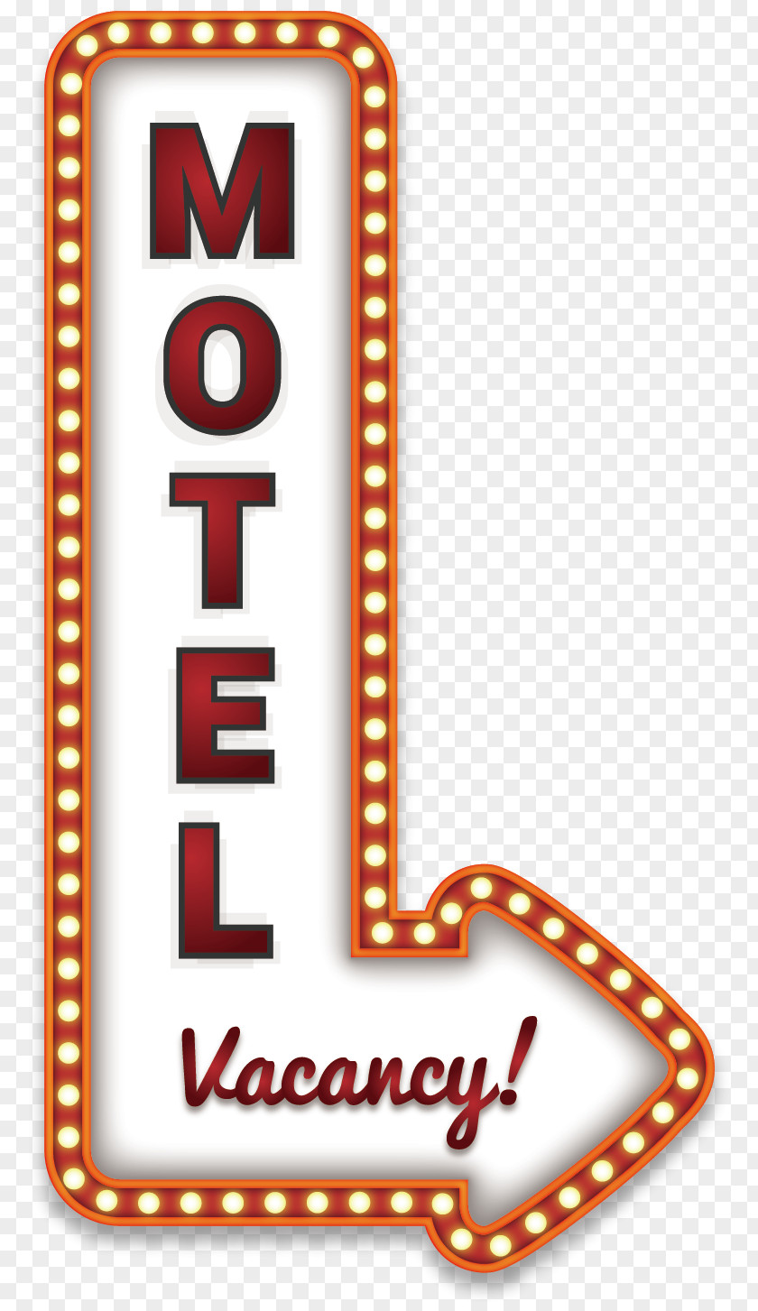 Vector Hand-painted Shop Signs Motel 6 Blue Swallow Hotel Gratis PNG