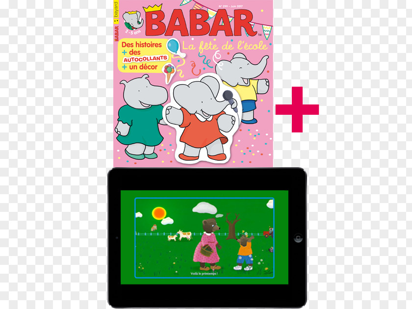 Babar The Elephant Magazine Subscription 2 Histoires De Héros PNG