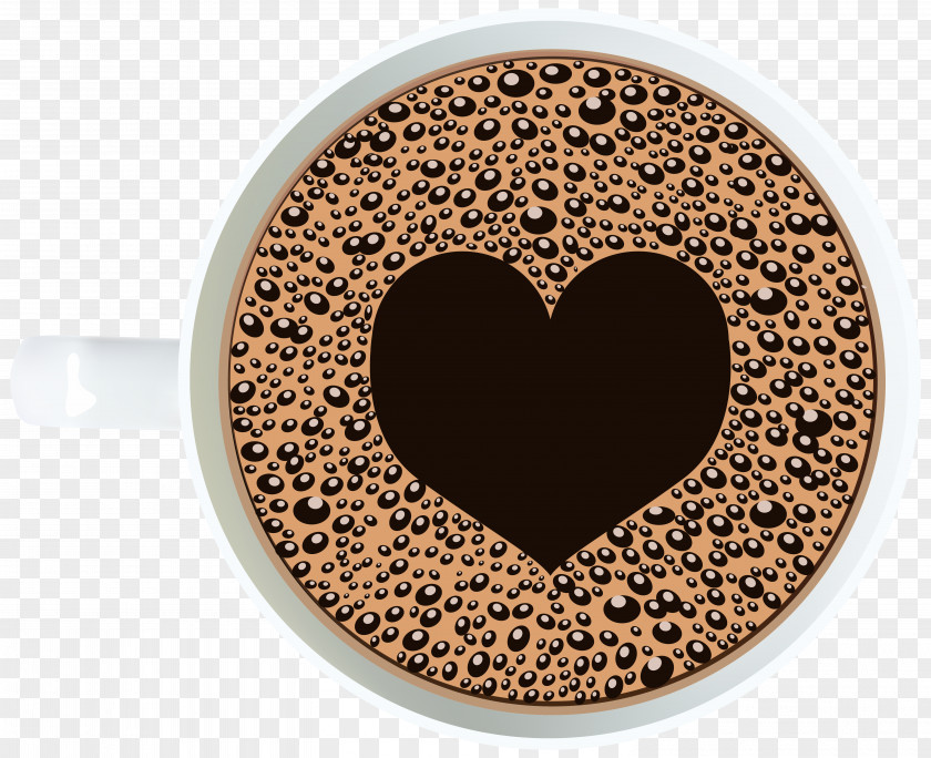 Coffee Cup With Heart Clipart Image Latte Mug Cafe PNG