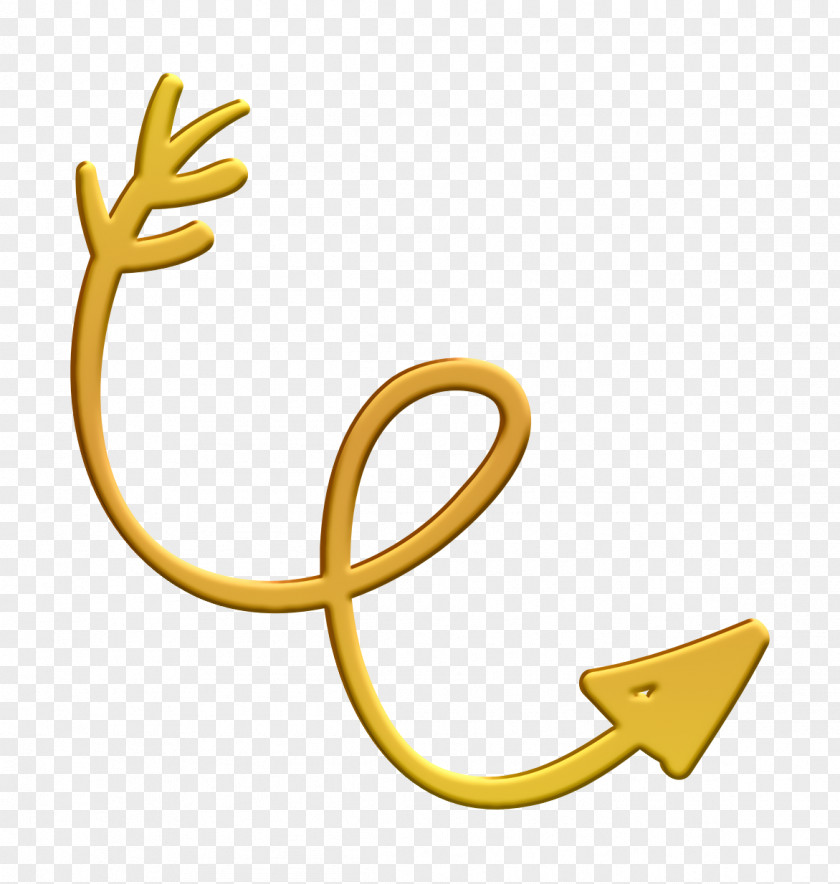 Doodle Icon Arrow With Scribble Hand Drawn Arrows PNG