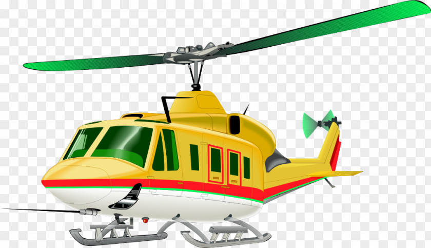 Helicopter Rotor Flight Aviation Bell 212 PNG