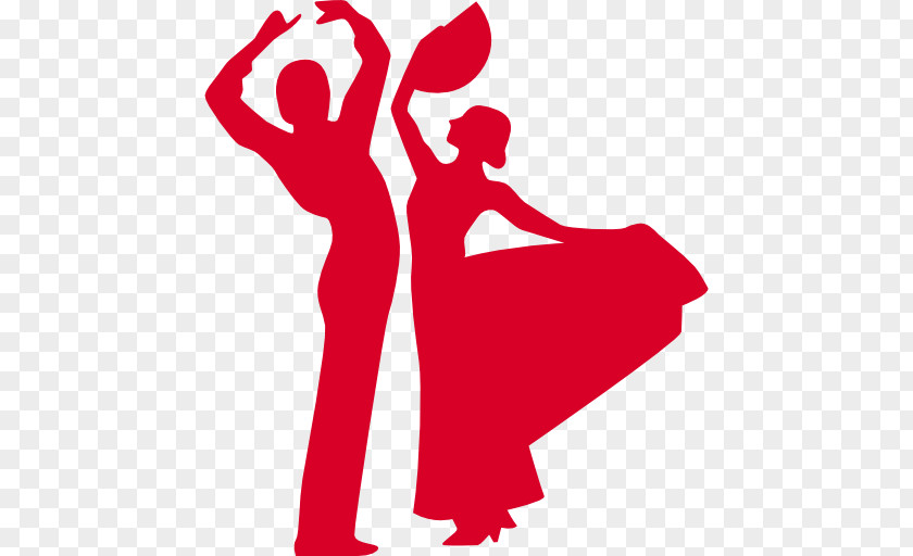 Silhouette Flamenco Spain Dancer PNG