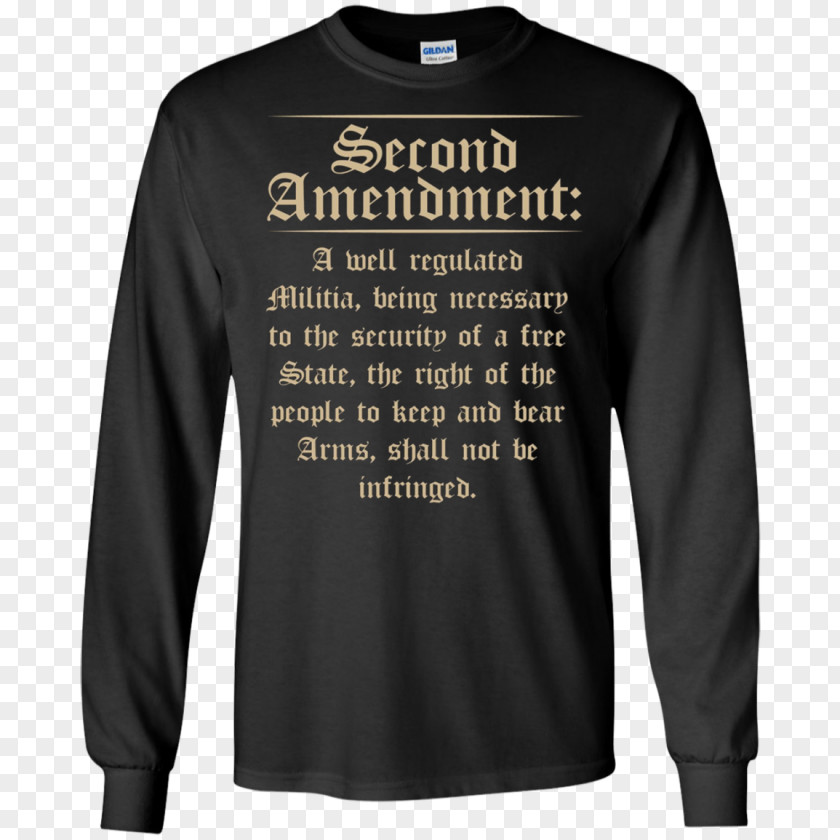 2nd Amendment Long-sleeved T-shirt Hoodie Clothing PNG