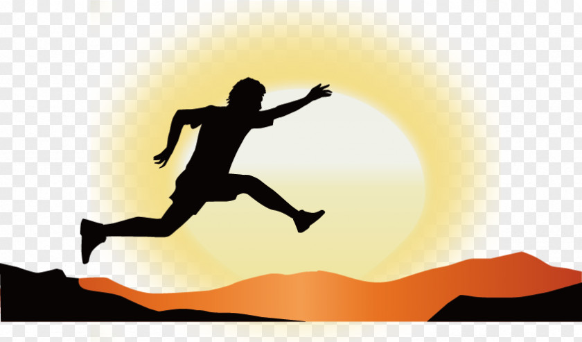 All Sports Sunrise Silhouette Sunset Image Graphic Design PNG